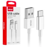 ZA TELEFON C-USB 2A 100cm AMIO