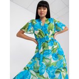 Italy Moda Dress-DHJ-SK-15967.54P-Blue Cene
