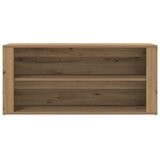  Klupa za cipele boja hrasta 100x35x45 cm konstruirano drvo | Eponuda.ba