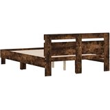  Okvir za krevet s uzglavljem boja hrasta 120x200 cm drveni | shoptok.hr