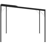  Sjenica s krovom antracit 4 x 3 x 2,5 m od aluminija i čelika | shoptok.hr