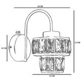 Opviq zidna lampa 9038-1A, crna | Eponuda.com