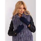 Wool Fashion Italia Gloves-AT-RK-8502A.90-navy blue | shoptok.hr