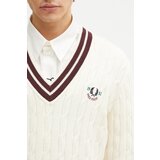 Fred Perry Pulover za muškarce, boja: bež, K9722.560 | shoptok.hr