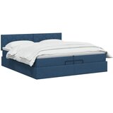  od pjene s madracem i LED-om Plava 200 x 200 cm Tkanina | shoptok.hr