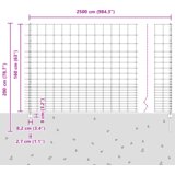  Stupovi ograde 22 kom U-kanal 160 cm Galvanizirani čelik | shoptok.hr