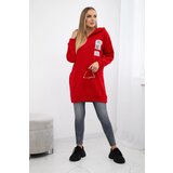 Kesi Hoodie with red patches | shoptok.hr