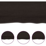  Polica tamnosmeđa 160x50x(2-6) cm od obrađene hrastovine | shoptok.hr