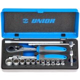 Unior Ključevi nasadni, prihvat 1/4", u metalnoj kutiji 4 - 13/16 617118 | Eponuda.com