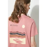 Columbia Pamučna majica Boundless Beauty za žene, boja: ružičasta, 2036581