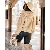 Resti Beige women's imitation fur jacket | Eponuda.ba