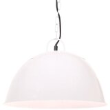vidaXL Industrijska viseća svjetiljka 25 W bijela okrugla 41 cm E27 cijene