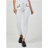 Orsay White Shortened Skinny Fit Jeans - Women