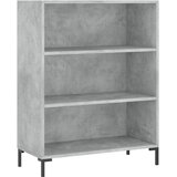  Visoka komoda siva betona 69,5x34x180 cm od konstruiranog drva | shoptok.hr