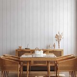 Tapeta - Vertical Lines - White background with a delicate wood pattern vertically. 50x1000 Vodootporna | shoptok.hr