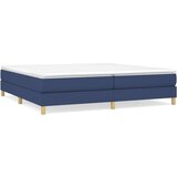  Box spring postelja z vzmetnico moder 200x200 cm blago, (20724085) | Shoptok.si