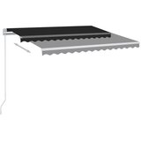 Tenda na ručno uvlačenje s LED svjetlima 350 x 250 cm antracit | Eponuda.ba