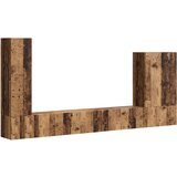  Namestitev na steno 6 pcs Star les - - Rjava - 78.96 - 98 x 31 x 29,5 cm - 2025-vidaXL-Uvoz_2 | Shoptok.si