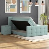 Modern Living Postelja Boxspring Josie-c, Žadasto Zelena, 160x200 | Shoptok.si