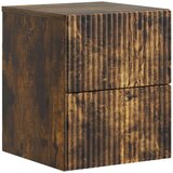  Stenski nočni omarici 2 pcs Dimljen hrast 33 x 34,5 x 40 cm, (5000209610) | Shoptok.si