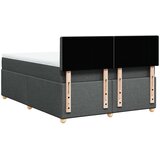  Okvir kreveta s oprugama i madrac svjetlosivi 140x200cm tkanina | shoptok.hr