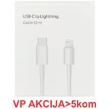 Gembird CCP-AMCM-AMLM-2.0M ** 20W pd kabl usb-c na lightening 8-pin, usb 3.0, 2m, white (199) | ePonuda.com