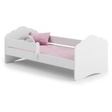 Kobi Furniture Fala - enojna postelja 140x70 bela, v kompletu z ograjo in vzmetnico, (20630386) | Shoptok.si