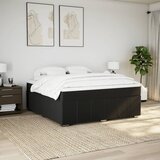 Krevet s oprugama i madracem crni 180x200 cm od tkanine | shoptok.hr