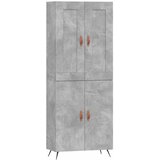  Visoka komoda siva betona 69,5x34x180 cm od konstruiranog drva | shoptok.hr
