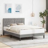  Krevetna konstrukcija Svjetlosiva 120 x 200 cm Baršun | shoptok.hr