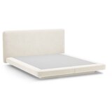 Micadoni Tapecirani bračni krevet 140x200 cm boje slonovače Linea – | shoptok.hr