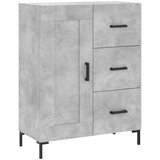  Visoka komoda siva betona 69 5x34x180 cm od konstruiranog drva | shoptok.hr