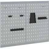 PANEL za alate 2 pcs Siva 100 x 1 x 80 cm | shoptok.hr