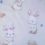 Jerry Fabrics Rumena bombažna otroška posteljnina za otroško posteljico 100x135 cm Bunny "Star" – | Shoptok.si