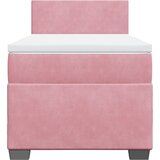 Box spring krevet s madracem ružičasti 80 x 200 cm baršunasti | shoptok.hr