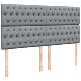  Krevet s oprugama i madracem svjetlosivi 180x200 cm od tkanine | shoptok.hr