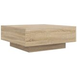  Stolić za kavu boja hrasta sonome 80x80x31cm konstruirano drvo | Eponuda.com