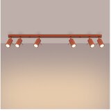 Nice Lamps Opečnato oranžna stropna svetilka 6x117 cm Etna – | Shoptok.si