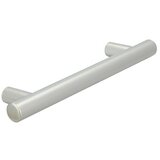 SIRO Pohištveni ročaj (Vrsta pohištvenega ročaja: Drog, Do x Š: 130 x 28 mm, Plastika, Srebrna) | Shoptok.si