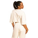 BeastPink ženska majica cropped serenity ivory | ePonuda.com