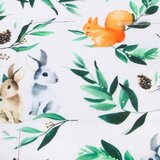 springos uložak za dječja kolica 37 x 78 cm, motiv životinja i lišća | shoptok.hr