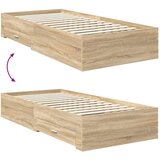  Konstrukcija postelje Sonoma hrast 90 x 200 cm Konstruiran les, (5000102492) | Shoptok.si