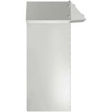 vidaXL Ograja za polže srebrna 13,5 x 13,5 x 25 cm Cinkana jeklena | Shoptok.si