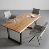 Bessagi Home jedilna miza len, hrast, 180x90 | Shoptok.si