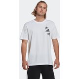 Adidas Tehnička sportska majica 'Essentials Brandlove' crna / bijela | shoptok.hr
