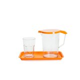  Set: Vrč s Pokrovom 750ml, Kozarec 340ml in Pladenj 267x134mm | Shoptok.si