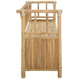  Klupa za vrtno skladištenje 110 x 47 x 80 cm Bambus Prirodna | Eponuda.com