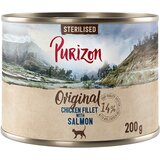Purizon Original 24 x 200 g - bez žitarica - Sterilised: pileći file s lososom | shoptok.hr
