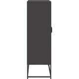 vidaXL Visoka deska črna 68x39x123 cm Jeklo | Shoptok.si