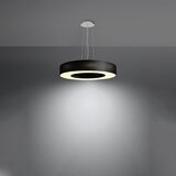Nice Lamps Crna viseća svjetiljka s tekstilnim sjenilom ø 50 cm Galata Slim – | shoptok.hr